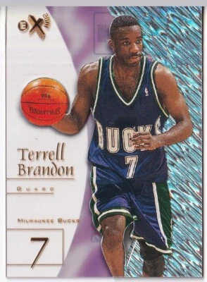 1997-98 E-X2001 #35 Terrell Brandon - Image 1 of 2