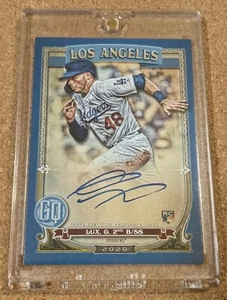 2020 Topps Gypsy Queen Gavin Lux Rookie Autograph Indigo #GQA-GL /150 Dodgers RC - Picture 1 of 5