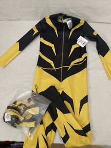 NEW Vesperia Miraculous Ladybug Halloween Costume Girls Medium 7-8 Yellow Black