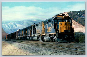 B2 Postcard - AT&SF SD45s Cajon Pass CAs 1972 - Picture 1 of 2
