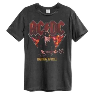 Amplified - AC/DC Rock Band Highway to Hell - Crew Herren T-Shirt (Grau) (XL) - Imagen 1 de 1