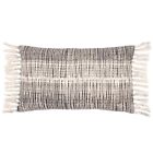 Yard Sono Ink Fringed Abstract Cushion Cover (RV3221)