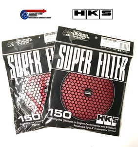 Par HKS 150mm Filtro de Aire Elementos Rojo - Para R34 Skyline GTR RB26DETT - Imagen 1 de 1