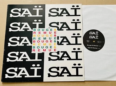 SAI SAI Bouge & Remue FRENCH Reggae MAXI 12" TAKDISC 690 006 (1992) EX+/MINT - Photo 1/2
