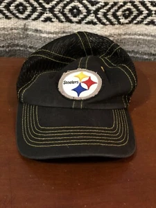 Mütze Kappe Marke Pittsburgh Steelers 47 schwarz/gold enger Erwachsene Stretch flexible Passform - Bild 1 von 3