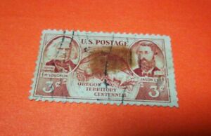 USA Stamp Oregon Territory Centennial 3¢ 1948