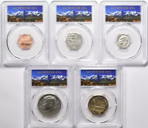 2017 S 225TH ANNIVERSARY ENHANCED PCGS SP70 FIRST DAY ANA RELEASE 10 COIN SET - Picture 1 of 4