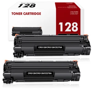 2 Stück Tonerkassette Schwarz für Canon 128 3500B001AA ImageClass D530 D550 MF4770 - Bild 1 von 8