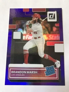 2022 Donruss Brandon Marsh Purple Foil Rated Rookie RC Rookie - Bild 1 von 3