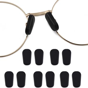 Nose Pads Covers,5 Pairs Slip-On Eyeglasses Nose Pads Covers,Soft Silicone Eye - Picture 1 of 12