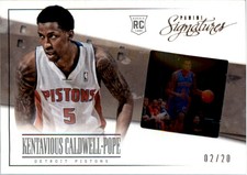 2013-14 Panini Signatures Film Onyx Card #185 Kentavious Caldwell-Pope /20