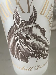 Kentucky Derby Glas 1964 Churchill Downs Pferderennen Geschichte! - Bild 1 von 9