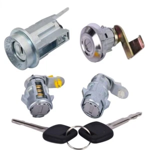 NEW Ignition Door Locks & Gas Lock W/2 Keys For Toyota Pickup Truck 1992-1995 - Picture 1 of 19