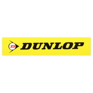 DUNLOP Sticker Size 110x55mm 6.6x1.3in Licensed Product Toyo Mark Japan NEW!! - Picture 1 of 2