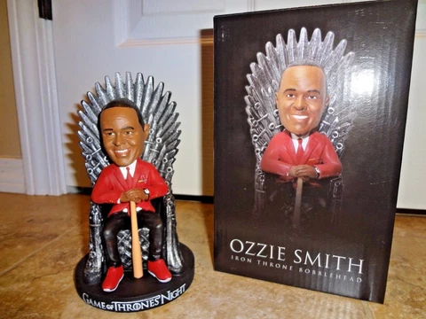 St Louis Cardinals OZZIE SMITH Game Thrones Bobblehead Theme Night SGA 8-29-18 Cover
