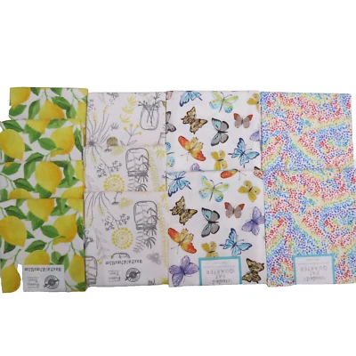 11 Fat Quarters Lemons Butterfly Fruit Cotton Quilt Fabric Craft #2904 - Image 1 of 4