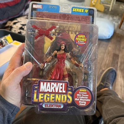 Figura Elektra 6" Marvel Legends Serie IV con Lámina Roja Cómic ToyBiz 2003 Foto 1 de 2