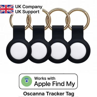 Oscanna Air tag Tracker+ Silicone Sleeve Works with Apple airtag 'Find My App'
