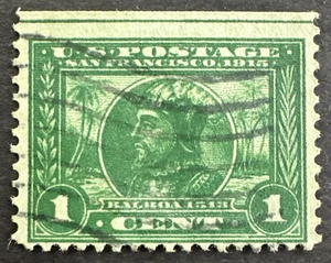 US 1913 Sc# 397 Used Stamp Balboa Perf 12 Panama-Pacific Expo - Picture 1 of 2