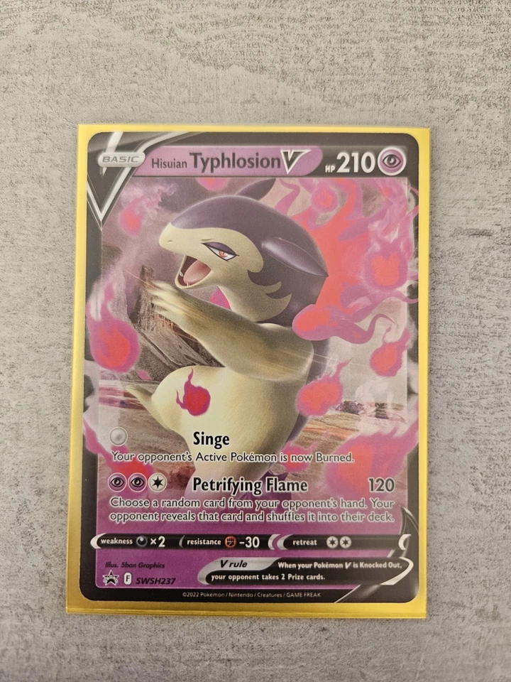 Hisuian Typhlosion V - SWSH237 - SWSH: Sword & Shield Promo NM Pokemon  Card - Image 1 of 1