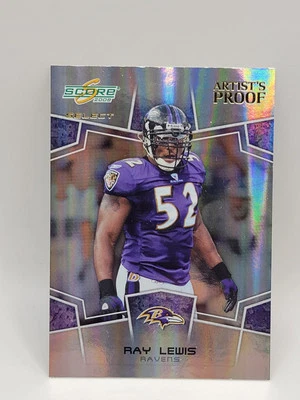 2008 Score - Artist's Proof #27 Ray Lewis /32 - Image 1 of 2
