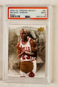 Michael Jordan 2009 Upper Deck Jordan Legacy Gold Basketball Card PSA 9 Graded - Bild 1 von 1