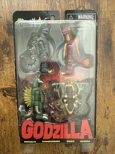 Godzilla Mini Mates Diamond Select Godzilla Mothra Gigan Titanosaurus Neu NIB - Bild 1 von 6