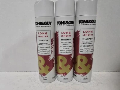 Lot of 3 Toni & Guy Long Lengths Shampoo Long Hair 8.4 oz** - Image 1 of 4