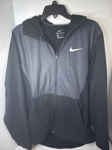 Nike Dri-FIT Black Full Zip Jacket Men’s Large | Moisture Wicking Athletic Layer - Picture 1 of 4
