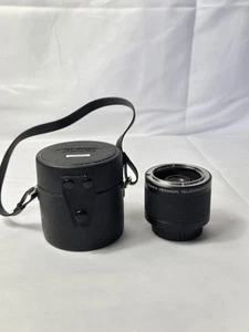 KONICA HEXANON 2X AUTOMATIC TELECONVERTER AR LENS MADE by KONICA TELE EXTENDER - Picture 1 of 4