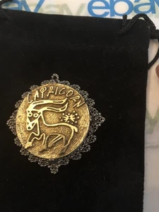 vintage capricorn pendant - Picture 1 of 3