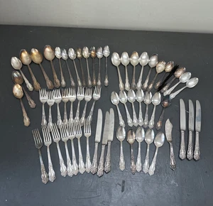 Reed & Barton Silverplate Festivity (1945) Lote de 58 - Imagen 1 de 24