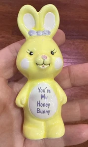 Vintage Russ Berrie Easter Bunny Figurine You’re My Honey Bunny - Picture 1 of 5