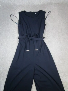 Tommy Hilfiger Jumpsuit Womens 14 Blue Wrap - Picture 1 of 10