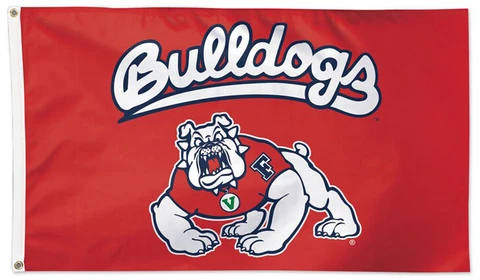 FRESNO STATE BULLDOGS Official NCAA Team 3'x5' DELUXE FLAG Cover