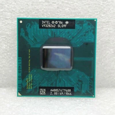 Procesador para portátil Intel Core 2 Duo SLG9F T9600 2,80 GHz/6 M de doble núcleo/1066 GHz Foto 1 de 4