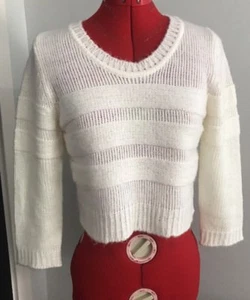 Pullover Project Off White Elfenbein weicher Pullover Junior Größe Medium EUC - Bild 1 von 9