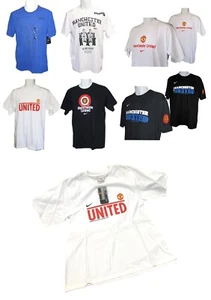 New Vintage Collecatble NIKE MANCHESTER UNITED Football Club T Shirts - Picture 1 of 19