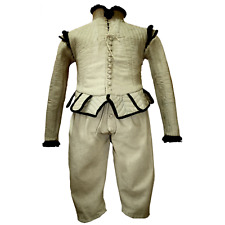 Medieval Full Complete Set of Thick Padded Cotton Gambeson with pant Arming Art