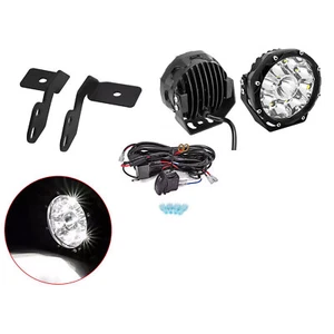 Vainas de luz de conducción de haz puntual de 5" cable de montaje de pilar A para POLARIS RZR XP 1000 900 - Imagen 1 de 5