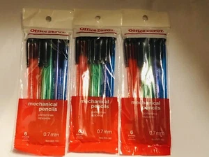 Mechanical Pencils, 0.7mm, AssortedColors, 18Total. - Picture 1 of 4