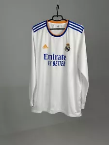FC Real Madrid 2021-2022 Home Trikot Langarm Fußball Trikot Shirt Adidas - Bild 1 von 17