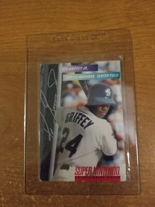 Tarjeta Super Nintendo 1994 #SNS-JR-USA KEN GRIFFEY JR. HOF SEATTLE MARINERS - Imagen 1 de 2
