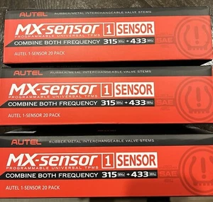 20 Pack Autel TPMS MX-Sensor 315MHz & 433MHz Tire Pressure Sensors 300060 METAL - Picture 1 of 4