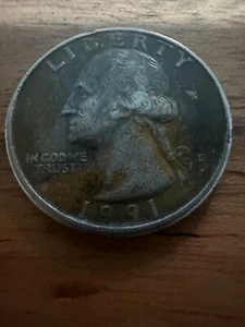 1991 - D Mint - Washington Quarter - Picture 1 of 4