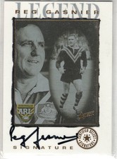 🔥RARE 2000 NRL SELECT SIGNATURE REG GASNIER COMPLETE WITH REDEMPTION CARD🔥