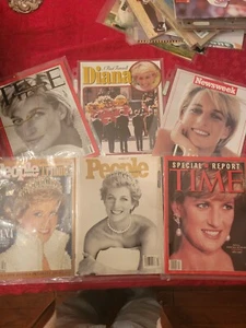 Princess Diana People Magazine set of 7 Goodbye Remembering Decade All About - Picture 1 of 6