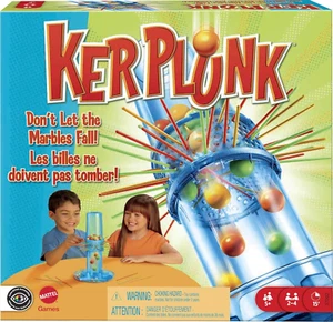 Mattel Kerplunk Kids Game, Easy-To-Learn Family Game for 2 to 4 Players, Don'T L - Picture 1 of 6