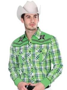 Camisa Western Manga L (Spcls) El General 55% Algodón 45% Poliéster ID 33947 CA3  - Imagen 1 de 1
