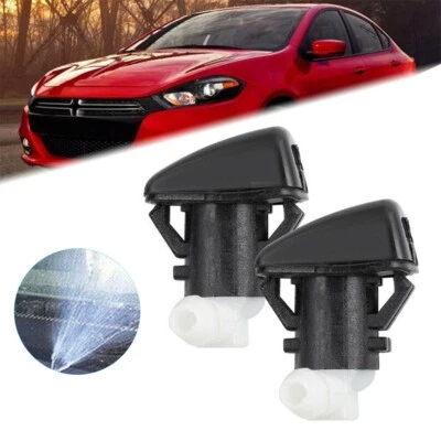 Boquilla limpiaparabrisas izquierda derecha 2 piezas para Dodge-Dart 2013 2014 2015 Foto 1 de 4